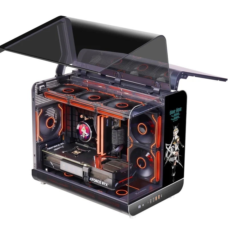 新デザイン デスクトップ ゲーミングPCケース TYPE-C - Pc Gaming Pink のレビューと価格