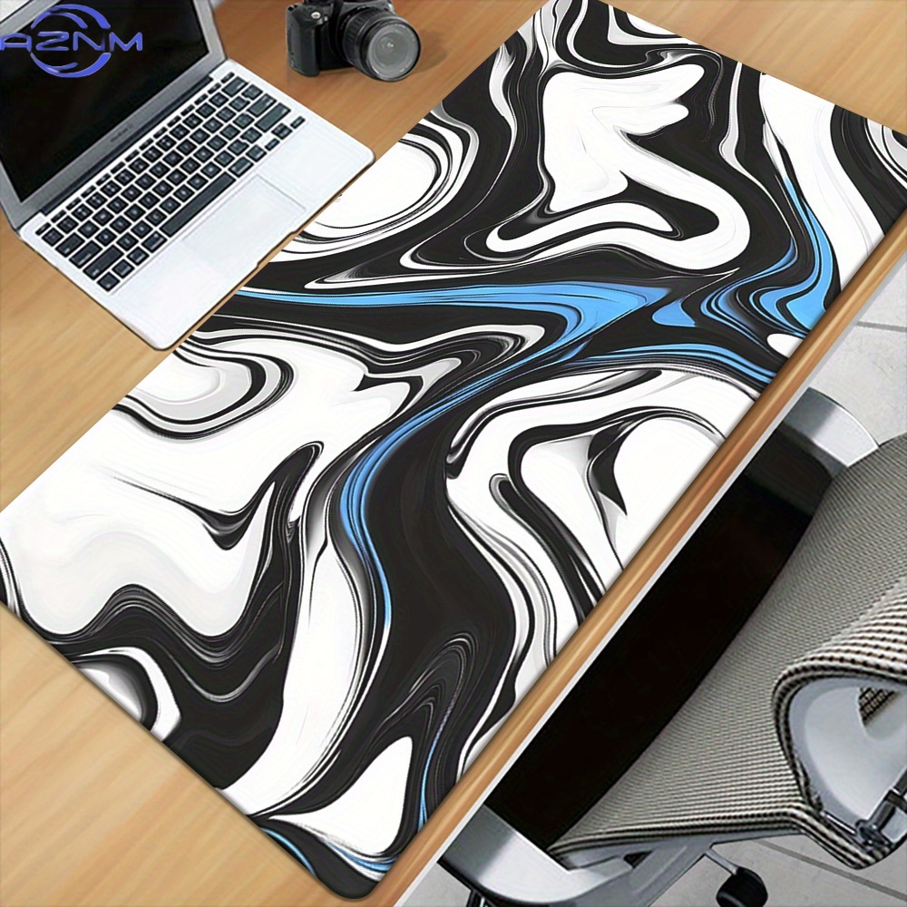 1個入り シンプルでクールな青黒白の流れるような液体、キーボ - Pc Gaming Liquid のレビューと価格
