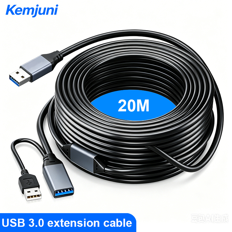 USB 3.0 延長ケーブル、信号増幅機能付きオス-メスロン - Vr Headset Pc のレビューと価格